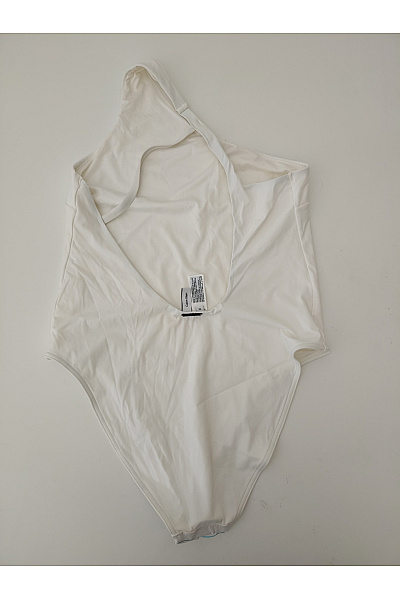 Calvin Klein Bílé asymetrické jednodílné plavky Velikost XL | Calvin Klein | obrázek 7