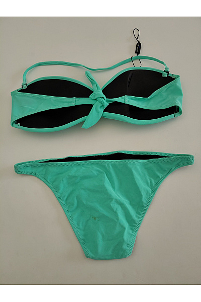 ocean blue Zelené dvoudílné bikiny bez ramínek Vel. L | ocean blue | obrázek 2