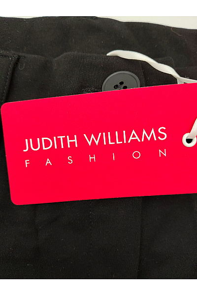 Judith Williams Černé elegantní společenské kalhoty s vysokým pasem Velikost DE 42 | Judith Williams | obrázek 3