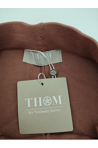 THOM By Thomas Rath Hnědé široké kalhoty s vysokým pasem Vel. DE 36 | THOM By Thomas Rath | obrázek 3
