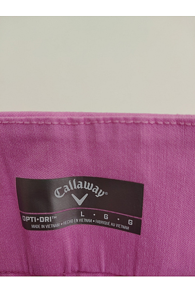 Callaway Růžové dámské bermudy s vysokým pasem a kapsami Vel. L | Callaway | obrázek 2
