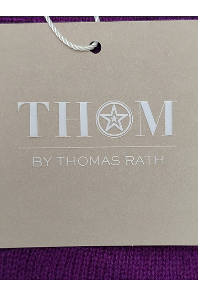 THOM By Thomas Rath Fialový kašmírový pulovr s kapucí Velikost DE 42 | THOM By Thomas Rath | obrázek 4