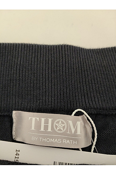 THOM By Thomas Rath Černé úpletové tepláky s kapsami Velikost DE 52 | THOM By Thomas Rath | obrázek 4