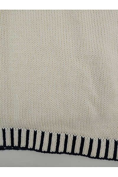 fiora blue Béžový pletený kardigan na knoflíky s výstřihem do V Vel. DE 40 | fiora blue | obrázek 10