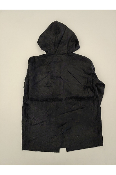 PFEFFINGER Černý dámský kabát s kapucí oversized Vel. DE 42 | PFEFFINGER | obrázek 7