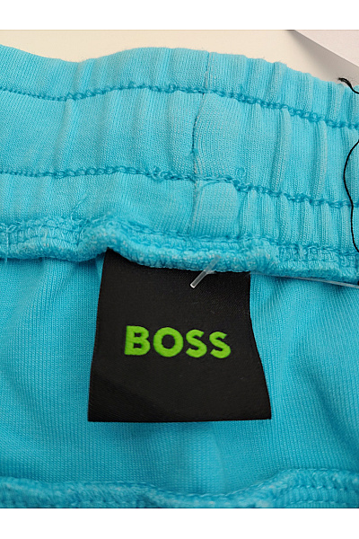 Hugo Boss Pánské modré bavlněné teplákové kraťasy s kapsami Velikost S | Hugo Boss | obrázek 5