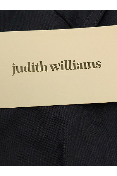 Judith Williams Modré elegantní společenské kalhoty s vysokým pasem Vel. DE 42 | Judith Williams | obrázek 3