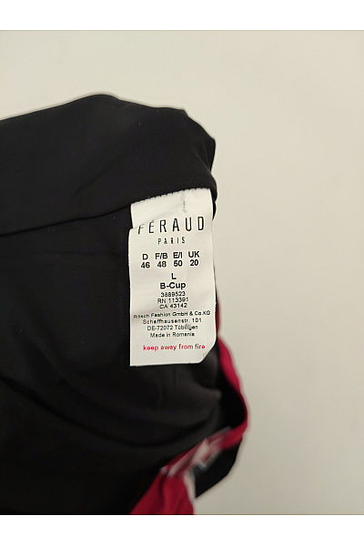 FERAUD PARIS Červené jednodílné zeštíhlující plavky pro plnoštíhlé Vel. DE 46 | FERAUD PARIS | obrázek 5