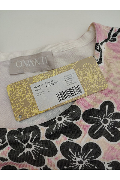 OVANTI Dámská halenka s dlouhým rukávem a květinovým potiskem Vel. DE 40 | OVANTI | obrázek 5