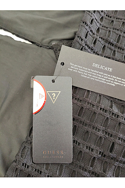 Guess Černé dámské body s ohlávkou a průstřihy Velikost M | Guess | obrázek 6