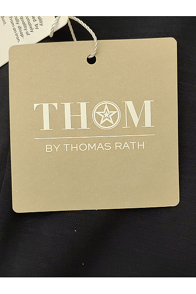 THOM By Thomas Rath Černé široké kalhoty s vysokým pasem elegantní Velikost DE 34 | THOM By Thomas Rath | obrázek 3