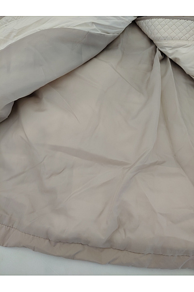 HELENA VERA Béžová prošívaná zimní bunda puffer Vel. IT 40 | HELENA VERA | obrázek 6