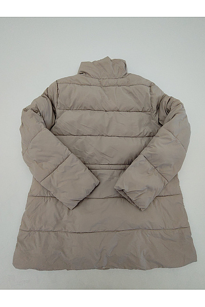 HELENA VERA Béžová prošívaná zimní bunda puffer Vel. IT 40 | HELENA VERA | obrázek 10