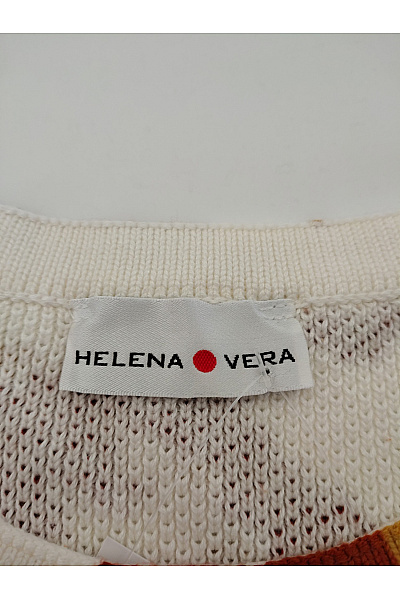 HELENA VERA Barevný vzorovaný pletený pulovr Velikost DE 42 | HELENA VERA | obrázek 2