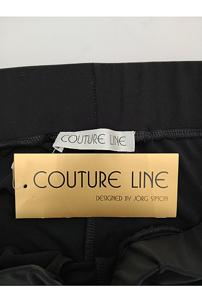 COUTURE LINE Černé dámské kalhoty Palazzo s širokými nohavicemi Velikost DE 38 | COUTURE LINE | obrázek 6