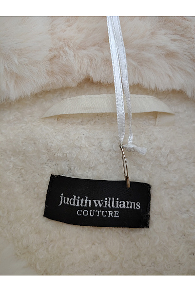 Judith Williams Bílé teddy kabát s kožešinovým límcem Velikost DE 38 | Judith Williams | obrázek 7