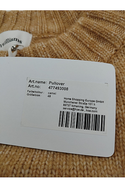 Judith Williams Hnědý pletený oversized pulovr s květinovým vzorem Velikost DE 48 | Judith Williams | obrázek 6