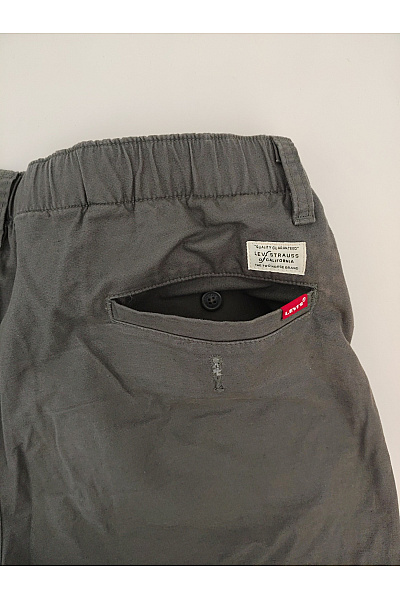 LEVIS Pánské bavlněné chino kraťasy šedé volnočasové Velikost L | LEVIS | obrázek 6
