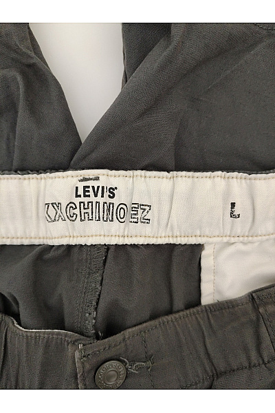 LEVIS Pánské bavlněné chino kraťasy šedé volnočasové Velikost L | LEVIS | obrázek 7