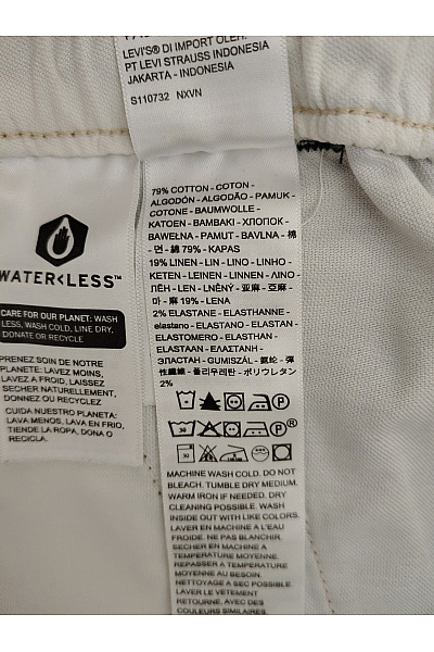 LEVIS Pánské bavlněné chino kraťasy šedé volnočasové Velikost L | LEVIS | obrázek 8