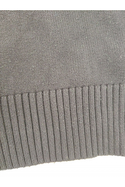 Calvin Klein Černý bavlněný crop pulovr se stojáčkem Velikost S | Calvin Klein | obrázek 2