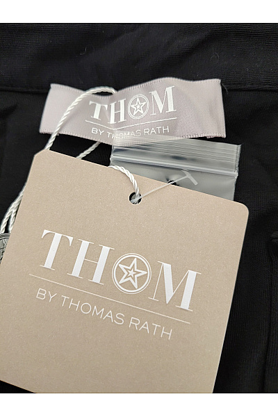 THOM By Thomas Rath Pánská černá košile s dlouhým rukávem elegantní business Velikost DE 50 | THOM By Thomas Rath | obrázek 3