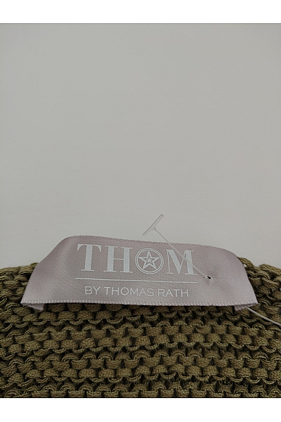 THOM By Thomas Rath Dámský khaki pletený bavlněný pulovr s výstřihem do V Vel. EU 44 | THOM By Thomas Rath | obrázek 4