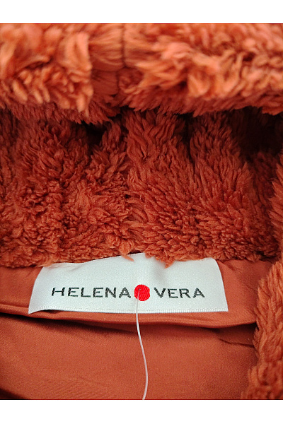 HELENA VERA Dámská chlupatá vesta s kapucí hnědá Velikost DE 44 | HELENA VERA | obrázek 6