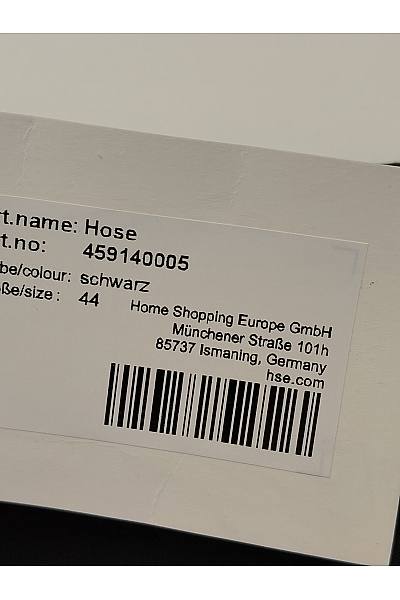 COUTURE LINE Černé dámské široké kalhoty s gumou v pase Vel. DE 44 | COUTURE LINE | obrázek 5