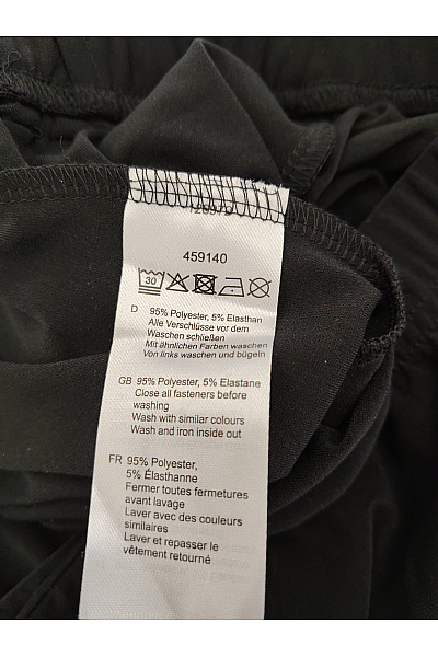 COUTURE LINE Černé dámské široké kalhoty s gumou v pase Vel. DE 44 | COUTURE LINE | obrázek 6