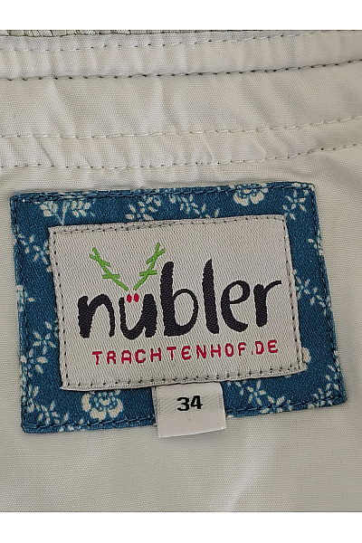 trachtenhof Modré květované šaty dirndl midi Vel. DE 34 | trachtenhof | obrázek 8