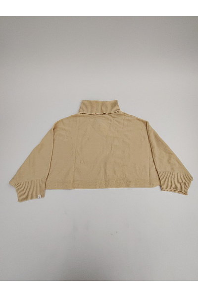 C'est tout Béžové oversized pončo tichý luxus Velikost DE 42 | C'est tout | obrázek 2