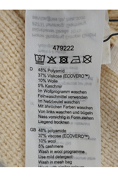 C'est tout Béžové oversized pončo tichý luxus Velikost DE 42 | C'est tout | obrázek 8