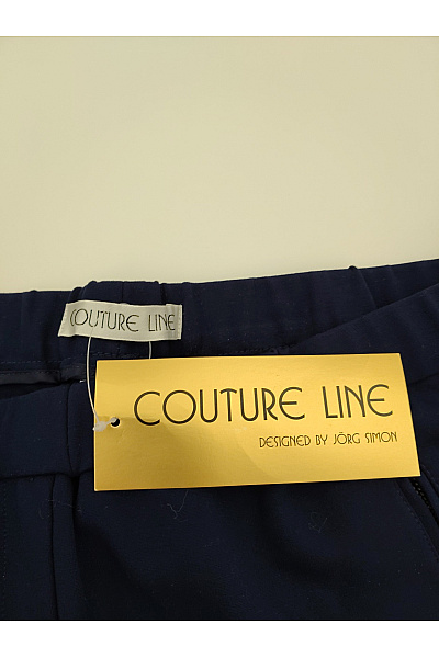 COUTURE LINE Modré dámské kalhoty s kapsami a pružným pasem Vel. 44 | COUTURE LINE | obrázek 4