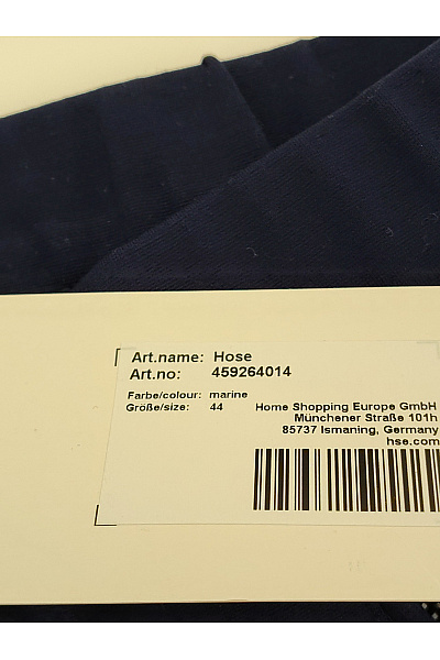 COUTURE LINE Modré dámské kalhoty s kapsami a pružným pasem Vel. 44 | COUTURE LINE | obrázek 5