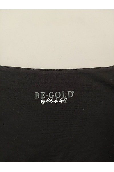 Belinda Gold Černá elegantní halenka s dlouhým rukávem a výstřihem do V Velikost IT 44 | Belinda Gold | obrázek 3