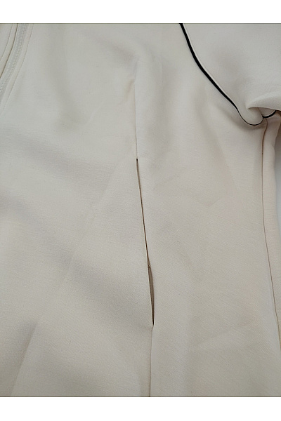 styletics by barbara Béžová dámská sportovní mikina na zip s kapucí Velikost DE 38 | styletics by barbara | obrázek 4