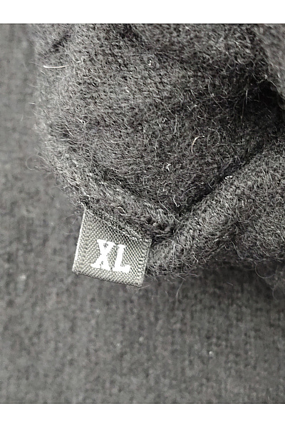 LAWRENCE GREY Pánský černý kašmírový kardigan na zip se stojáčkem Velikost XL | LAWRENCE GREY | obrázek 6