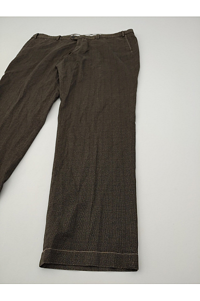 Hiltl Hnědé pánské chinos kalhoty elegantní ležérní Velikost XXL | Hiltl | obrázek 2