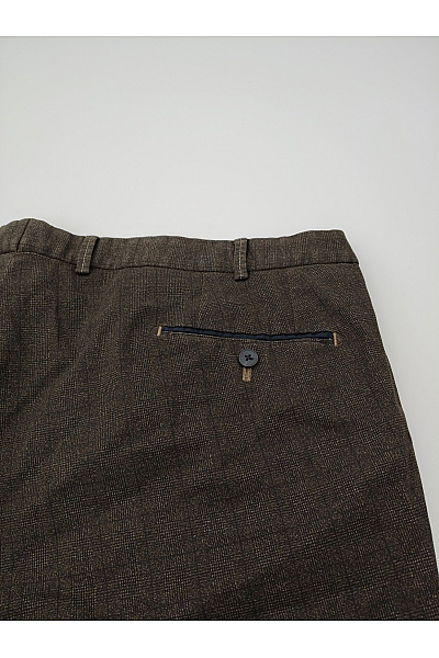 Hiltl Hnědé pánské chinos kalhoty elegantní ležérní Velikost XXL | Hiltl | obrázek 6