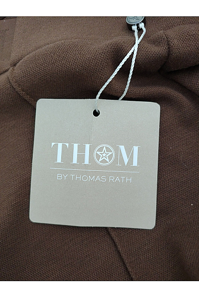 THOM By Thomas Rath Hnědé široké kalhoty s vysokým pasem Vel. DE 18 | THOM By Thomas Rath | obrázek 6