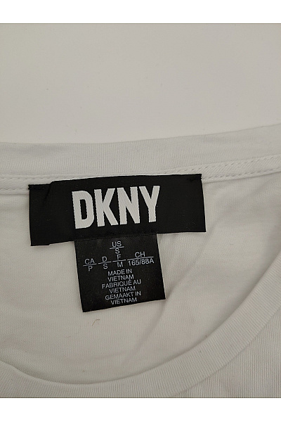 Donna Karan Bavlněné midi šaty asymetrické modré Vel. US S | Donna Karan | obrázek 6