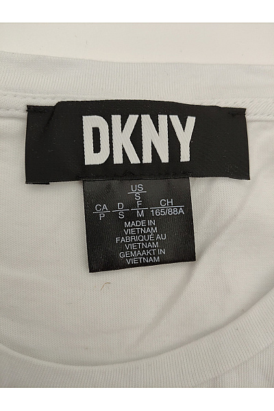 Donna Karan Bavlněné midi šaty asymetrické modré Vel. US S | Donna Karan | obrázek 7