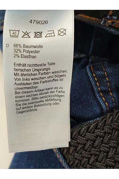 GENTLEMEN SELECTION Pánské modré bavlněné džíny rovné s kapsami Velikost DE 54 | GENTLEMEN SELECTION | obrázek 6