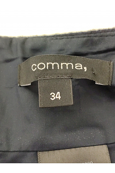 COMMA Černá vlněná pouzdrová mini sukně business Velikost EU 34 | COMMA | obrázek 8