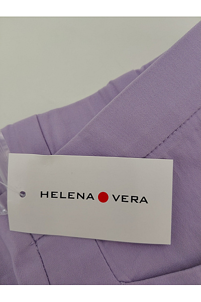 HELENA VERA Fialové elegantní společenské kalhoty s vysokým pasem Velikost M | HELENA VERA | obrázek 7