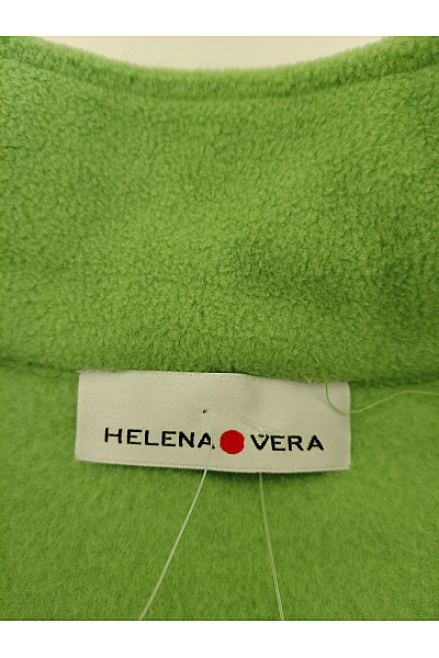 HELENA VERA Zelená dámská mikina se zipem u krku a kamínky Vel. IT 42 | HELENA VERA | obrázek 4