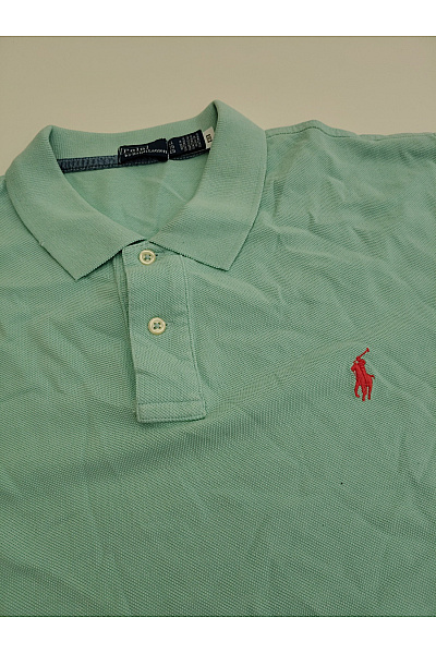 Ralph Lauren Zelené bavlněné polo tričko s krátkým rukávem a výšivkou Velikost Xl | Ralph Lauren | obrázek 2