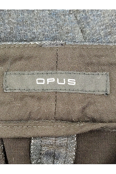 OPUS Šedé elegantní společenské kalhoty rovné Velikost EU 36 | OPUS | obrázek 6