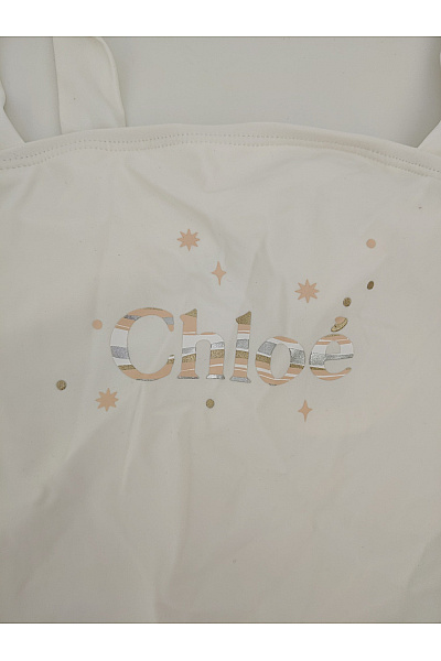 Chloé Dívčí jednodílné plavky bílé | Chloé | obrázek 3